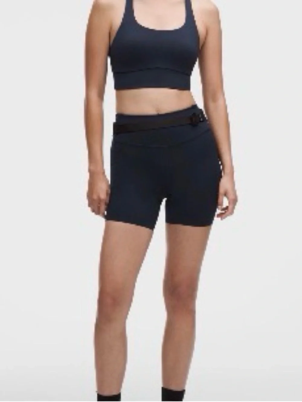 Navy Lululemon Women’s High-Rise Performance Bike Shorts